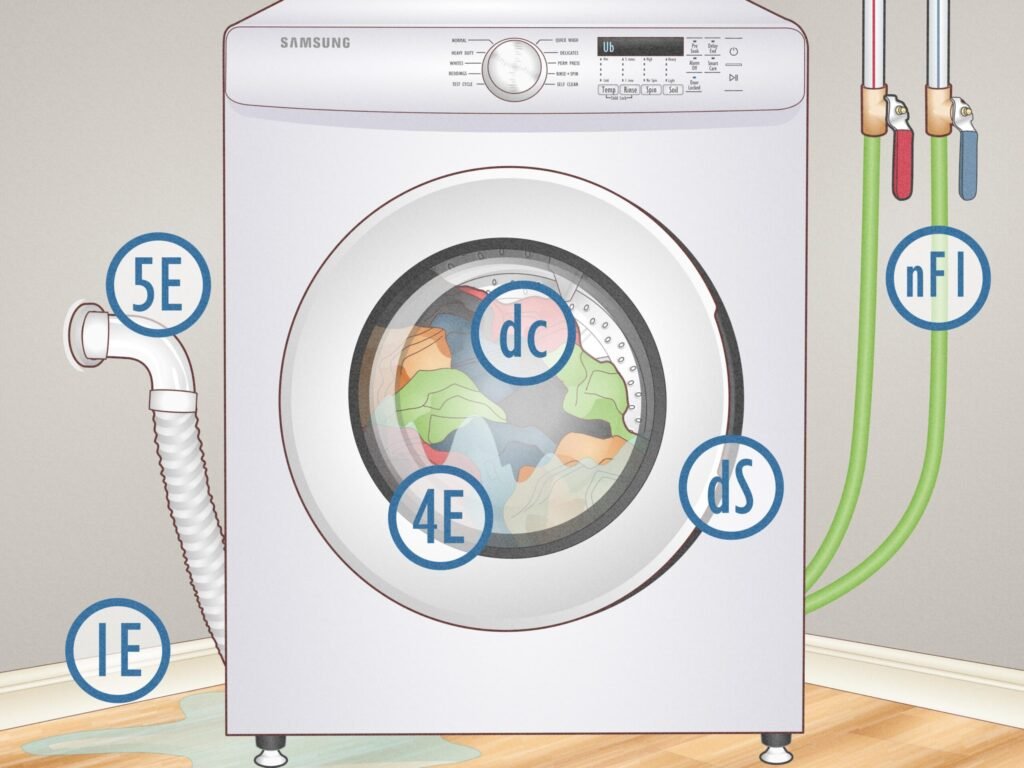 reset Samsung washing machine error codes