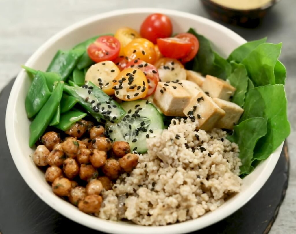 30-Minute High-Protein Vegetarian Buddha Bowls