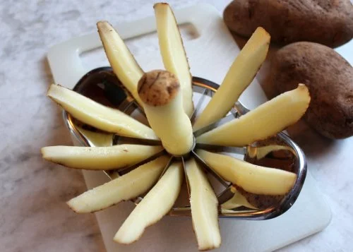 How to Slice Potatoes with an Apple Slicer