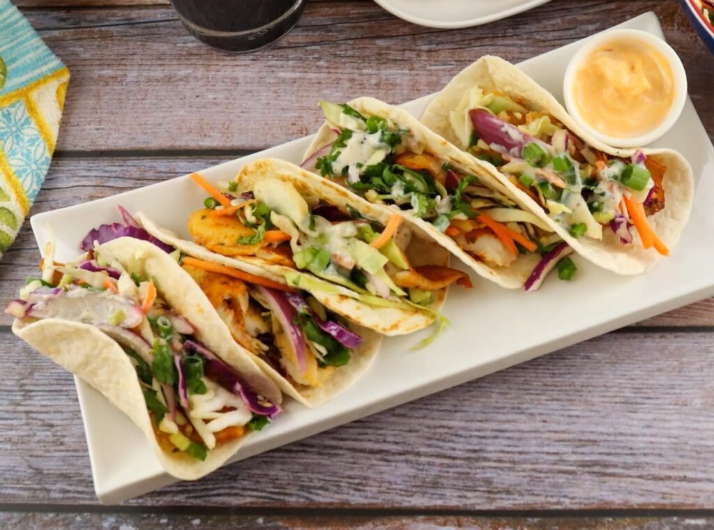 Oven-Baked Cod Tacos in 20 Minutes