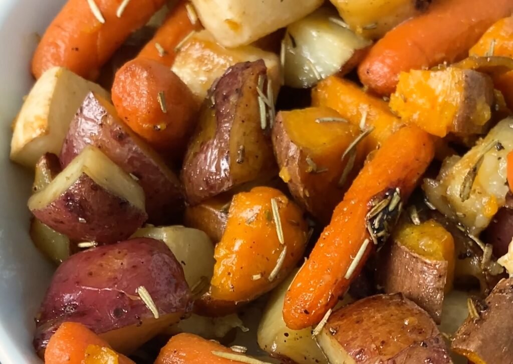 Roasted Root Vegetables Maple & Thyme