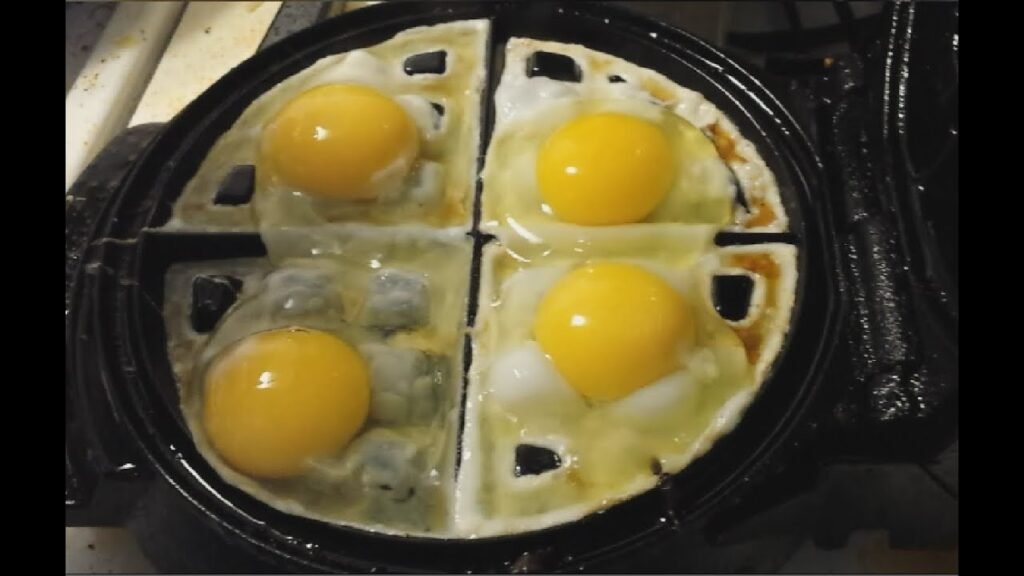 use your waffle iron to cook eggs